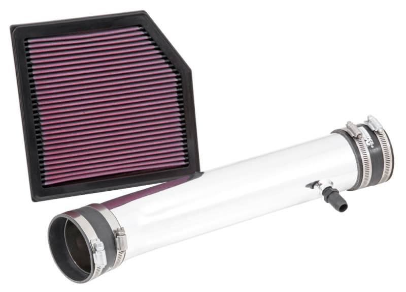 K&N Engineering Typhoon Air Intake for Lexus GS350 IS350 Mandrel-Bent Aluminum - Image 3