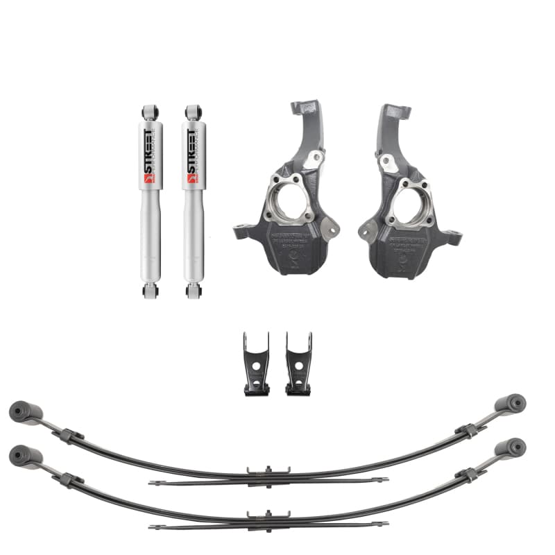 Belltech Shackle Kit for Lowering Suspension with Installation & Alignment Parts