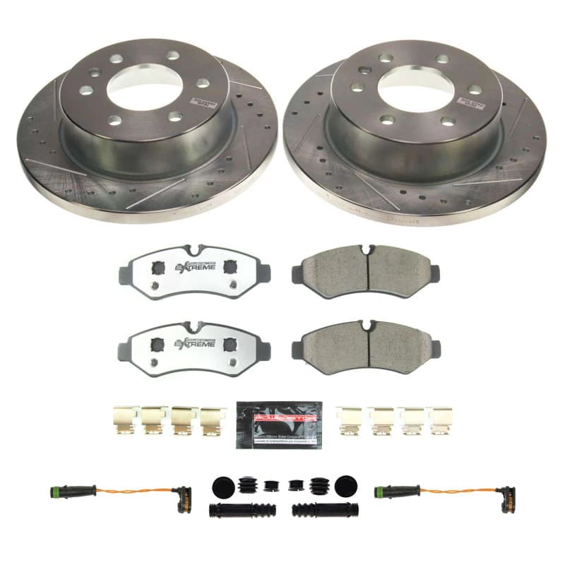 PowerStop Z36 Truck & Tow Brake Kit for Trucks 4x4 SUVs Ceramic Carbon-Fiber ...