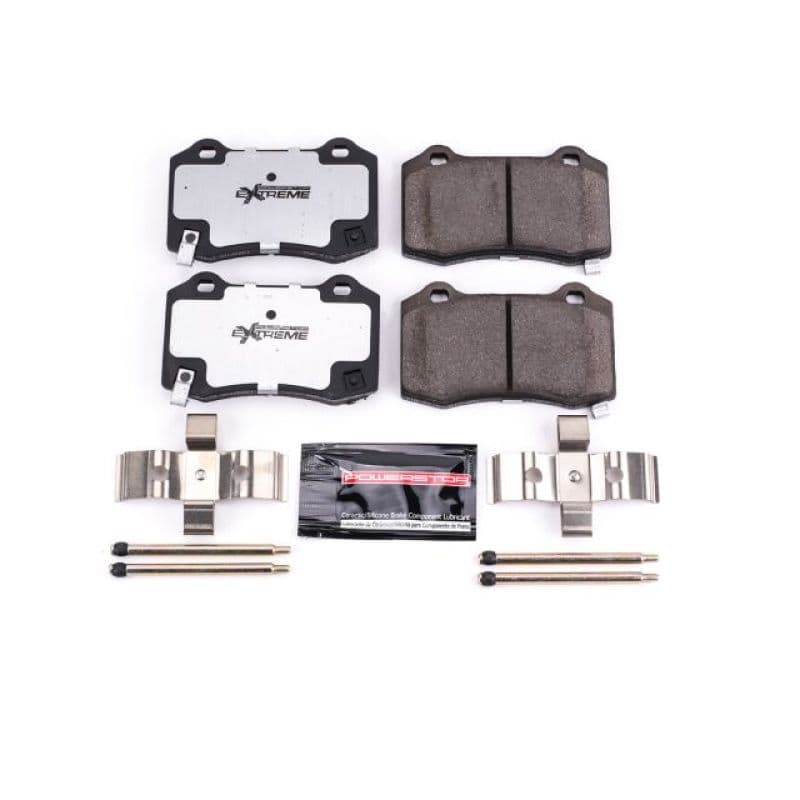 PowerStop Z26 Ceramic Brake Pads for Muscle Cars Low-Dust Carbon-Fiber Compound