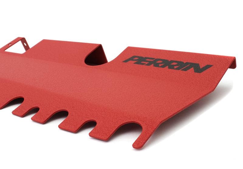 Perrin Performance Radiator Shroud for 15-21 Subaru WRX/STI Red - Image 3