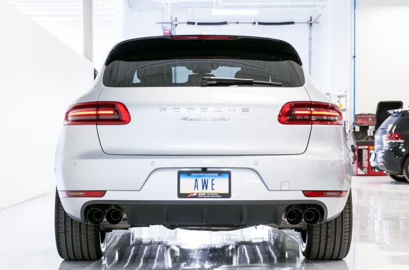 AWE Tuning Axle-Back Exhaust for Porsche Macan Turbo Track Edition - Image 3