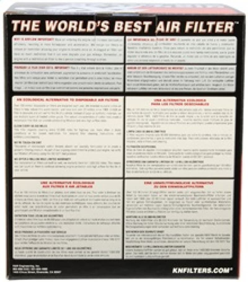 K&N Engineering Drop-In Air Filter for Chevy C6 High-Flow E-1996 - Image 5