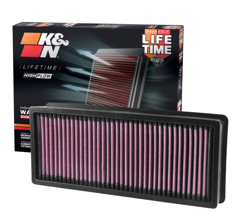 K&N Engineering Drop-In Air Filter High-Flow Washable Reusable - Image 5