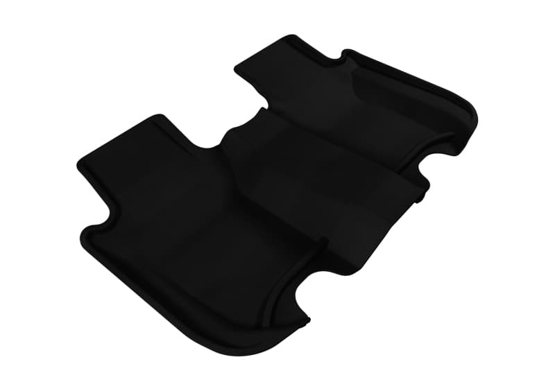 3D MAXpider KAGU All-Weather Floor Mats for Custom Fit Vehicles - Rear Black