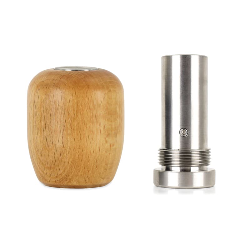 Mishimoto Short Steel Core Wood Shift Knob for Universal Fit Dark Walnut - Image 4