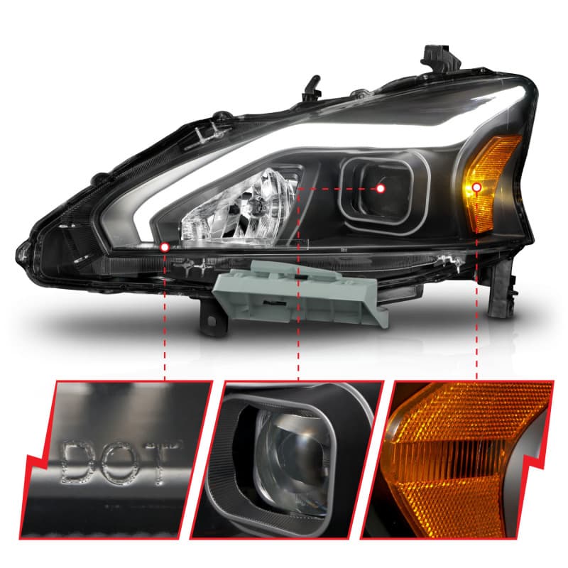 ANZO LED Projector Headlights for Chevy C6 High Output Replacement - Image 4
