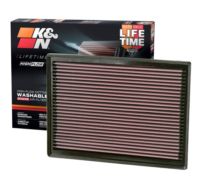 K&N Engineering Drop-In Air Filter Washable Reusable High-Flow 33-2391 - Image 3