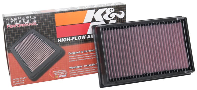 K&N Engineering Drop-In High-Flow Air Filter Washable Reusable 33-5084 - Image 4