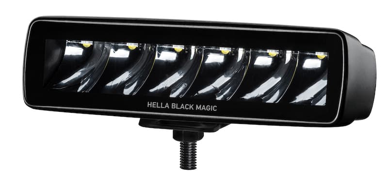 Hella Black Magic LED Light Bar 12" High-Power Worklight with Cooling Fins - Image 2