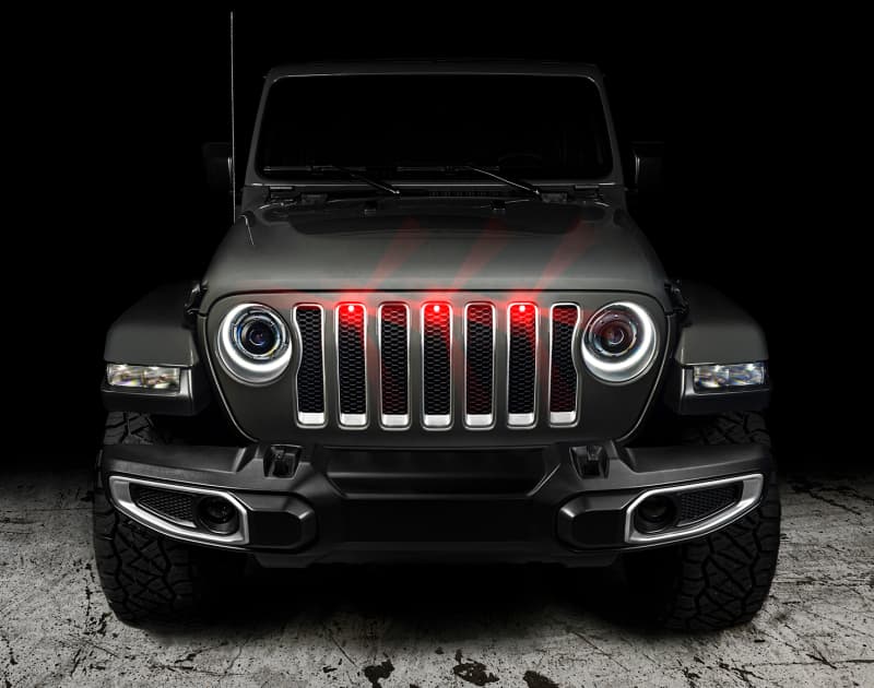 ORACLE Lighting Grille LED Kit for Jeep Gladiator JT Pre-Runner Style 3x 3W LEDs - Image 5
