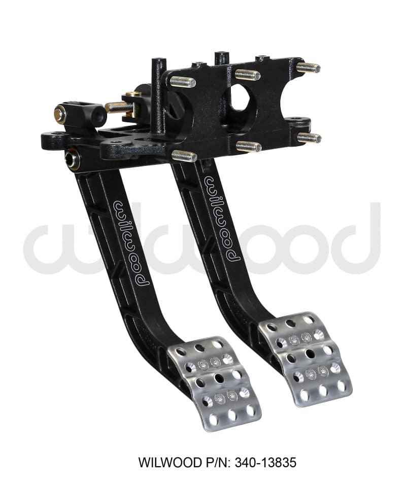 Wilwood Brake and Clutch Pedal Assembly with 5.1:1 Ratio Aluminum Arms