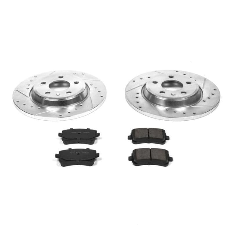 PowerStop Z23 Evolution Sport Brake Kit for Daily Driver with Carbon-Fiber Ce...