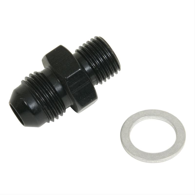 Fragola -6AN x 12mm x 1.25 Male Metric Adapter - Black