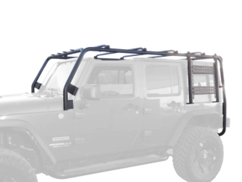 Body Armor 4x4 Roof Rack Mount Kit for Jeep JK 2/4-Door Durable Powder Coat - Image 3