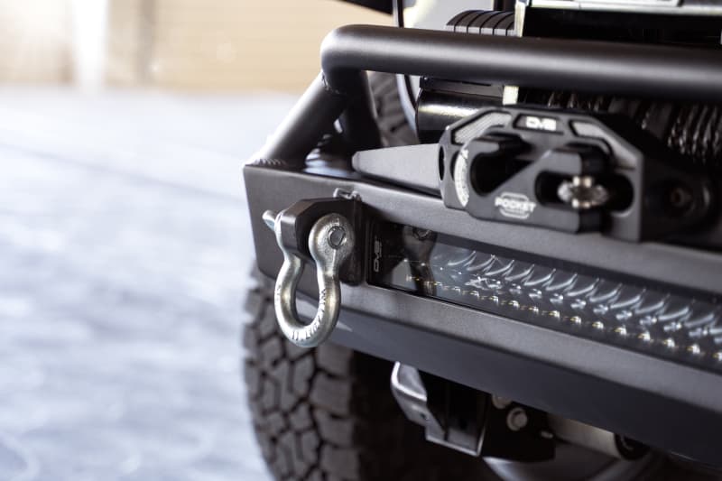 DV8 Offroad Stubby Winch Front Bumper for Wrangler JK/JL & Gladiator JT with ... - Image 2