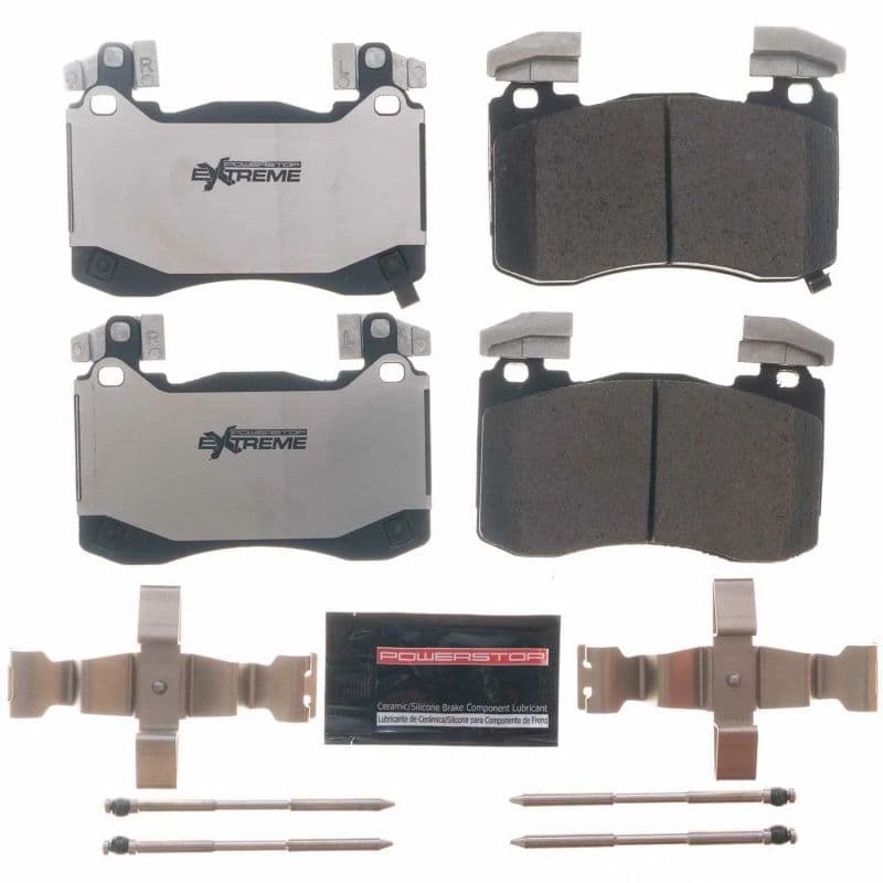 PowerStop Z26 Ceramic Brake Pads for Muscle Cars Low-Dust Carbon-Fiber Compound