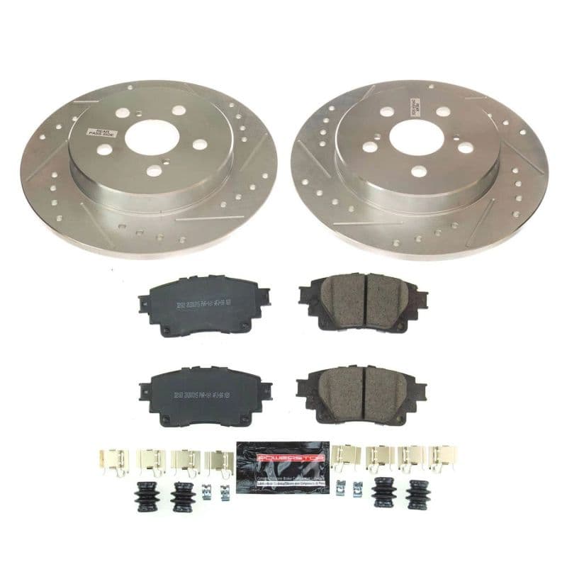 PowerStop Z23 Evolution Sport Brake Kit for Daily Driver Carbon-Fiber Ceramic...
