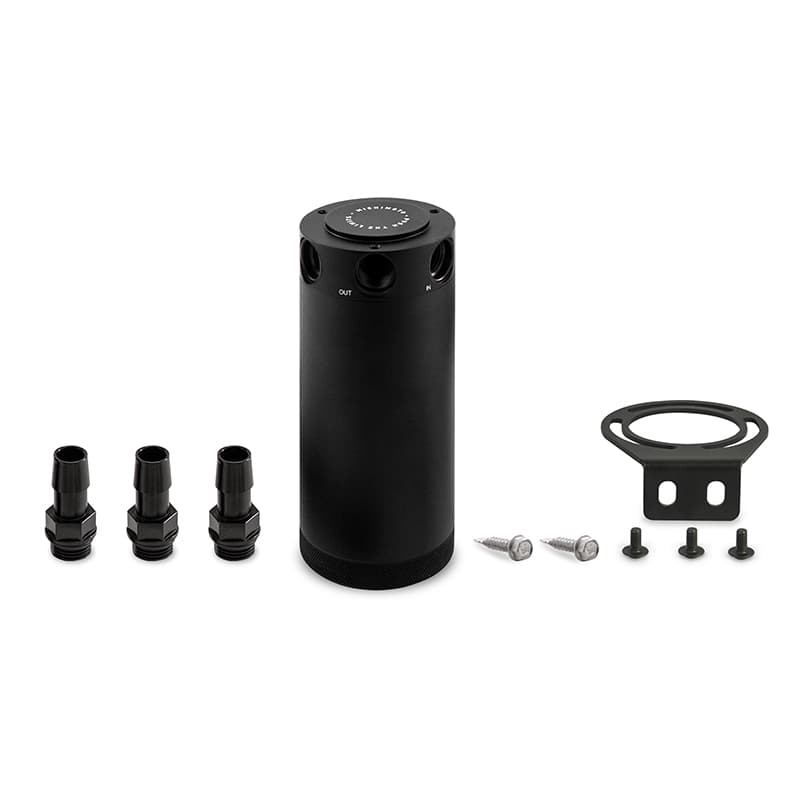 Mishimoto Baffled Oil Catch Can XL with 50-Micron Bronze Filter - Image 2