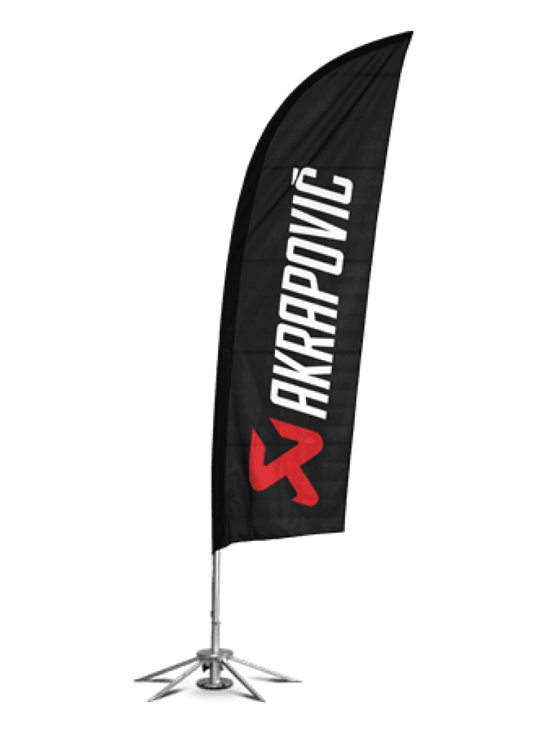 Akrapovic Self-Standing Flag Set