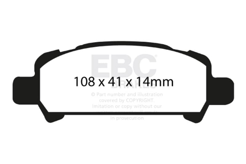 EBC Bluestuff NDX Brake Pad Set High Friction Sport & Race Material - Image 4