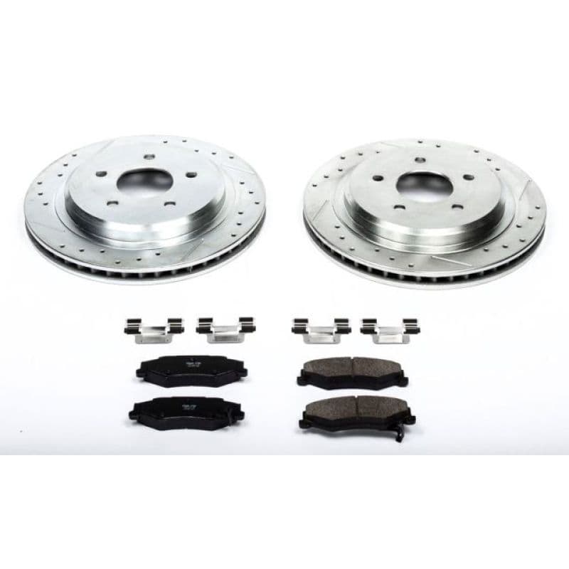 PowerStop Z23 Evolution Brake Kit for Daily Driver with Carbon-Fiber Ceramic ...