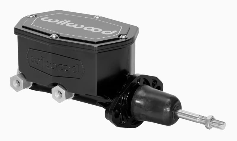 Wilwood Tandem Master Cylinder 1.12" Dual Outlet Compact Die Cast Black