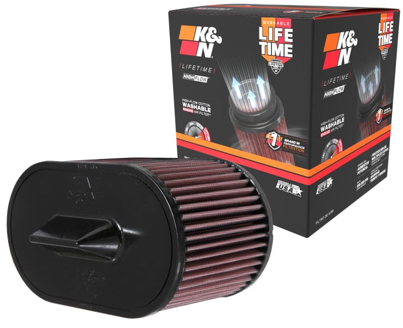 K&N Engineering Drop-In High-Flow Washable Air Filter E-0651 - Image 3