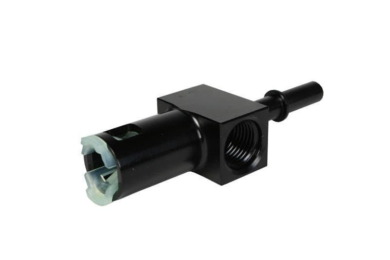 Aeromotive 5/16" Quick Connect AN-06 Fuel Access Port with 1/8" NPT Gauge Port - Image 3