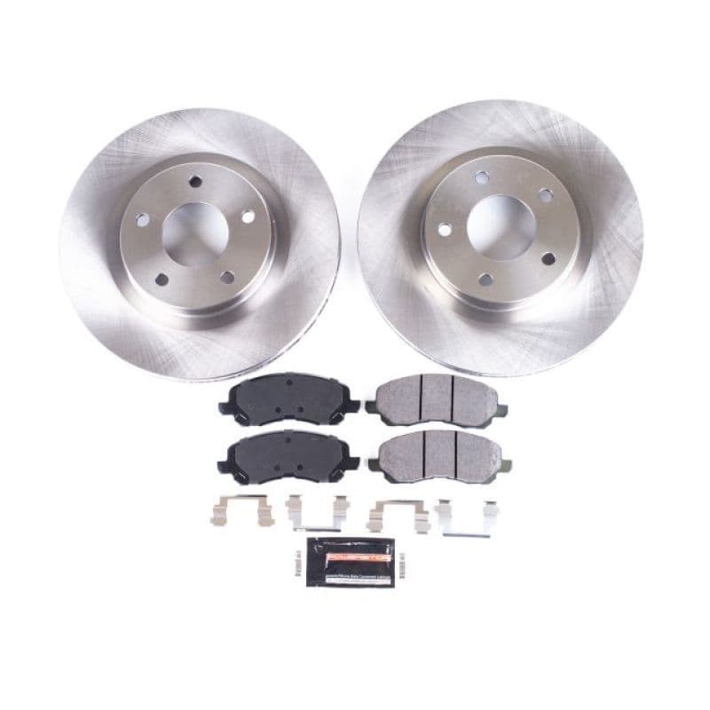 PowerStop Autospecialty Brake Kit with Z17 Ceramic Pads and Rotors