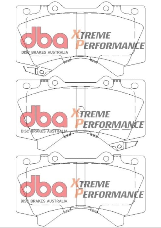 DBA XP+735 Brake Pads for Track Use Carbon Fiber High Temp 735C - Image 3