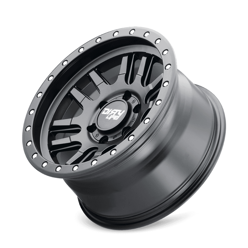 Dirty Life Canyon Pro 9309 17x9 6x139.7 Beadlock Wheel Matte Black - Image 3
