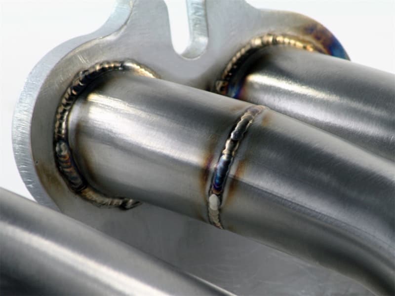 aFe Twisted Steel Performance Header for Chevy C6 14-Gauge 409 Stainless Steel - Image 2