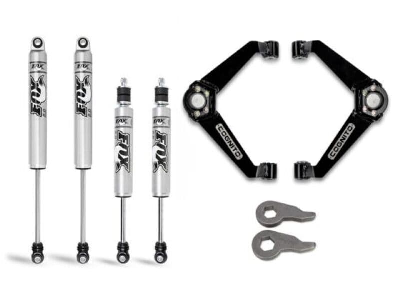 Cognito 3 Inch Performance Leveling Kit for Truck SUV with Fox Monotube Shocks