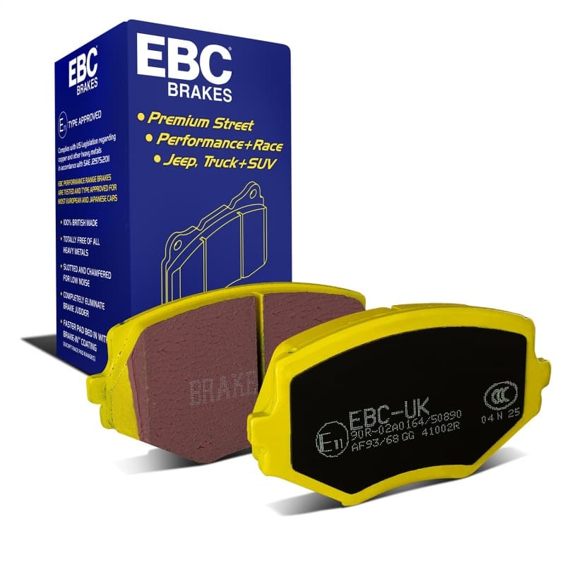 EBC Yellowstuff Brake Pad Set for Street and Track Driving High Performance