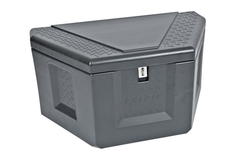 Dee Zee Triangle Toolbox for Trailer Tongues Lightweight Plastic with Steel Hasp