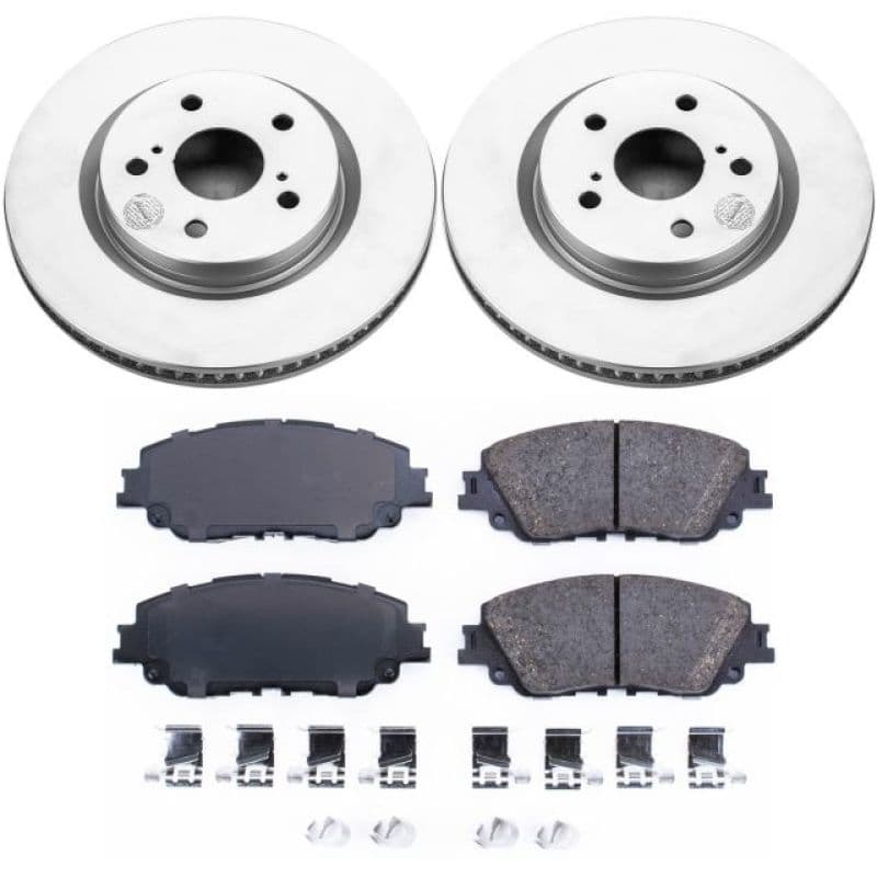 PowerStop Z17 Evolution Coated Rotor Brake Kit for Daily-Driven Vehicles