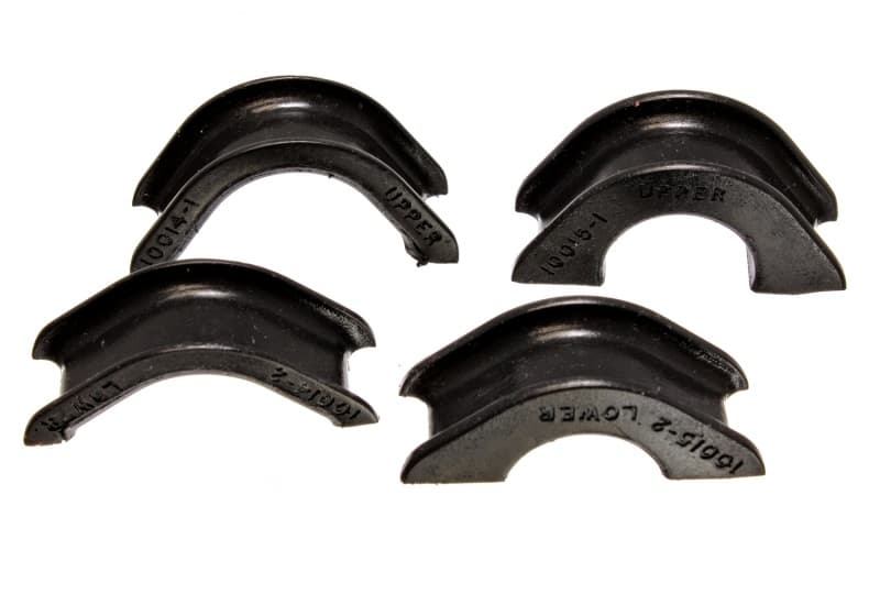 Energy Suspension Steering Rack Bushings Black Polyurethane - Image 2