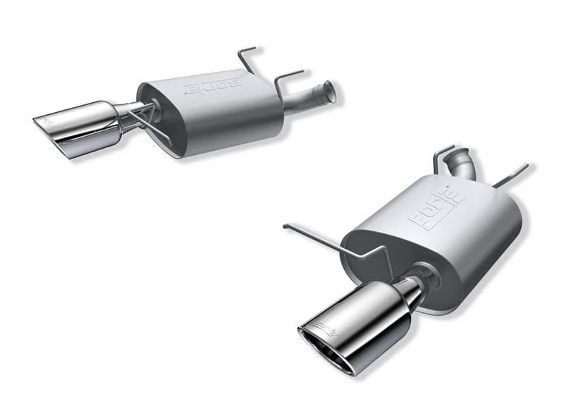 Borla Axle Back Exhaust System T-304 Stainless Steel Chrome Tips - Image 2