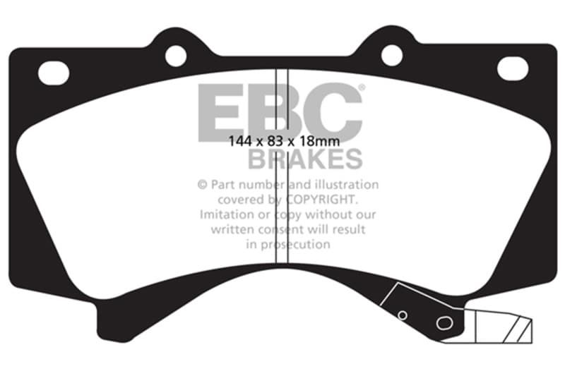 EBC Bluestuff NDX Brake Pads High Friction Sport & Race Material - Image 4