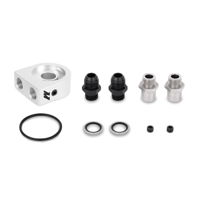 Mishimoto Universal Oil Cooler Kit with Billet Aluminum Sandwich Plate - Image 4