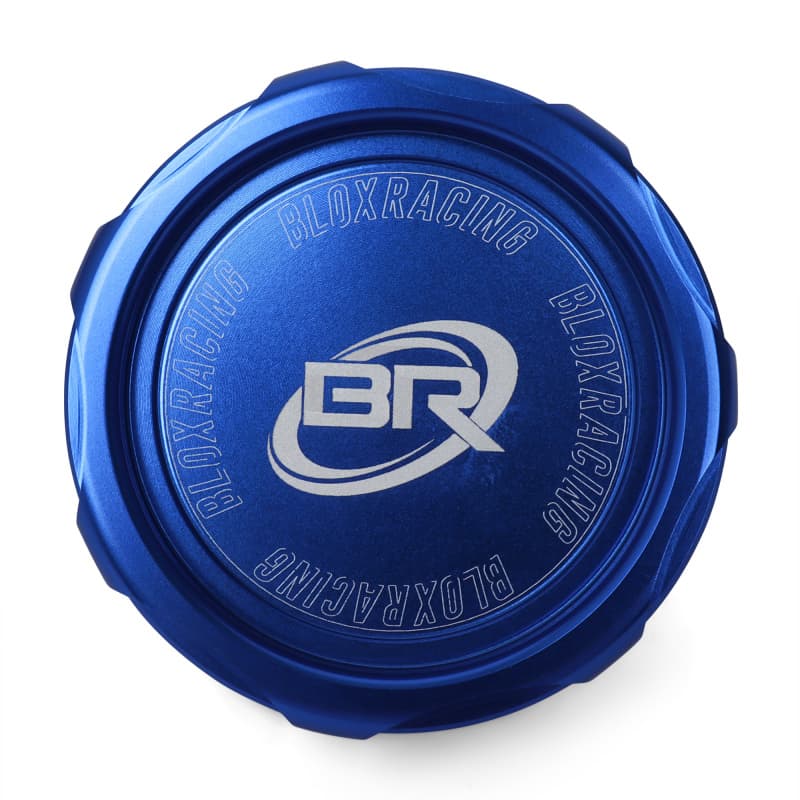 BLOX Racing Billet Oil Cap for Honda Blue