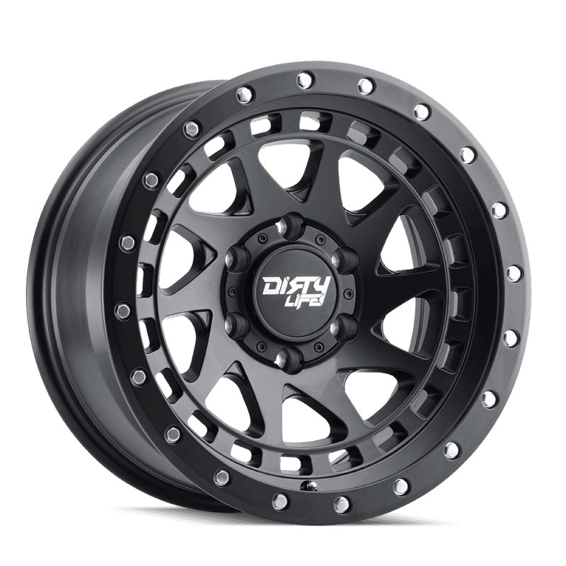 Dirty Life Enigma Pro 17x9 5x127 Matte Black Beadlock Wheel