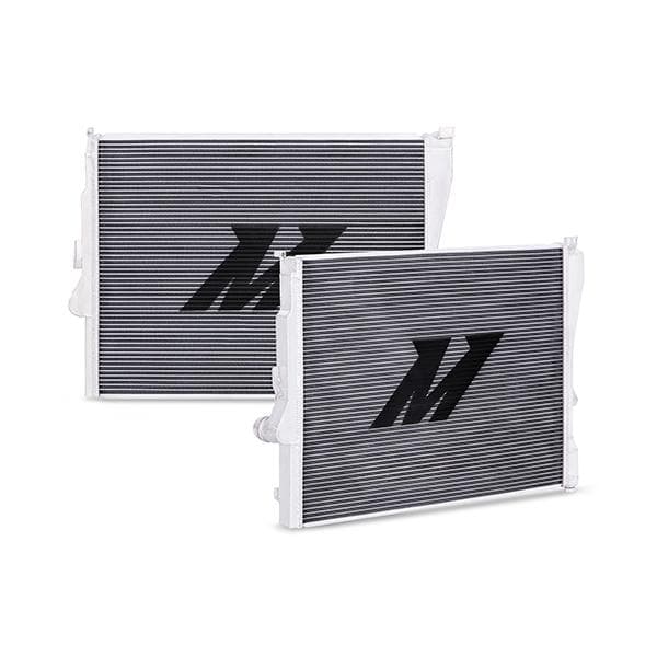 Mishimoto Aluminum Radiator for BMW E46 Non-M 2-Row Core Polished End Tanks - Image 4