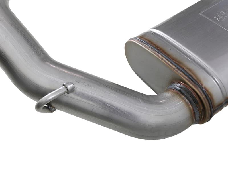 aFe Exhaust Axle-Back System for Jeep JL 2.5" Mandrel-Bent Stainless Steel - Image 4