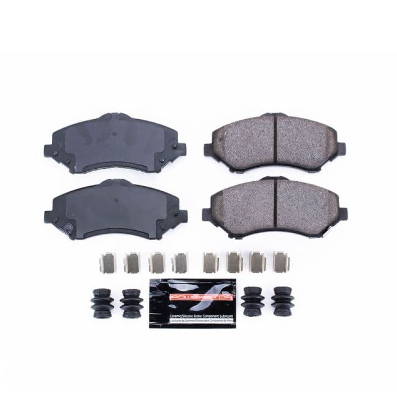 PowerStop Z23 Evolution Ceramic Brake Pads for Chevy C6 Low-Dust Carbon-Fiber