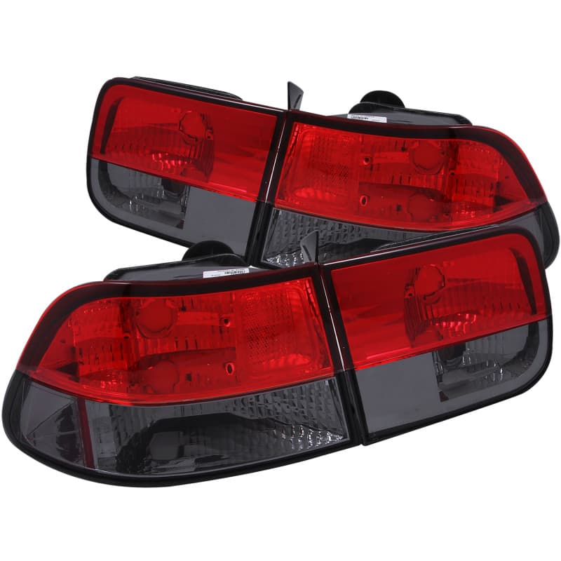 ANZO Tail Light Assembly for 2Dr Models Red/Smoke Lens Pair Plug & Play - Image 2