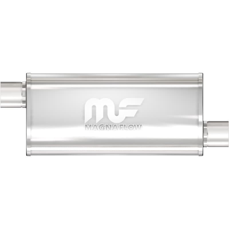 Magnaflow SS Muffler 5x8in Oval Straight-Through Stainless Steel Core - Image 2