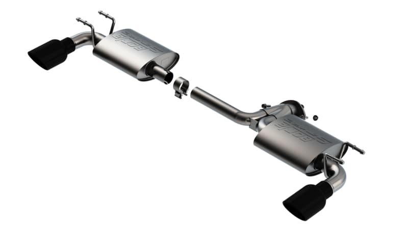 Borla Axle-Back Exhaust for Mazda 3 Hatchback 2.5L Skyactiv 2.5" Dual 2" Tips