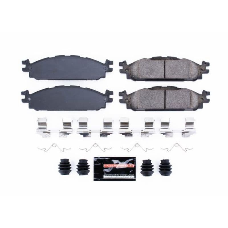 PowerStop Z23 Evolution Ceramic Brake Pads for Chevy C6 Low-Dust Carbon-Fiber